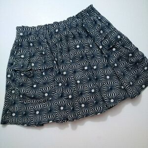 ‎Free People Skirt, Navy & White Mini Skirt w/Pockets S